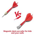 Magnetic Dart Board Set for Kids - 18 Inch