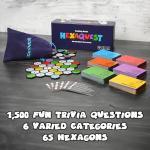 Hexaquest: Fun Trivia Game with Hexagon Tiles