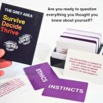 The Grey Area Card Game for Decision Making Fun