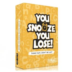 You Snooze You Lose - Fast Word Party Game