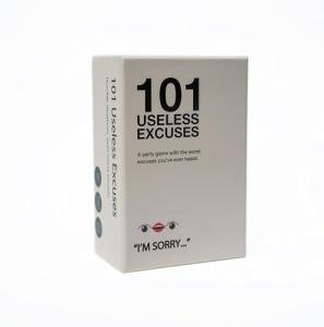 101 Useless Excuses Card Game for Parties