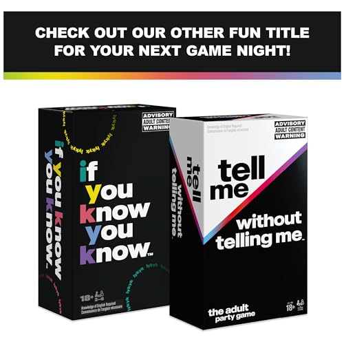 IYKYK Question Card Game for Adults