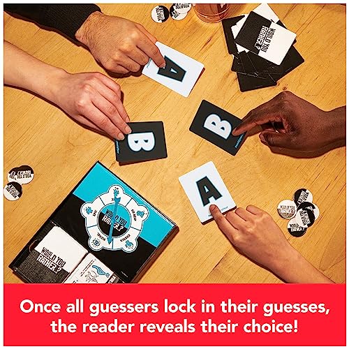 Would You Rather? Fun Card Game for 3-6 Players