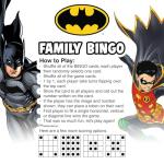 Batman Family Bingo Game - Fun for All Ages