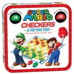 Super Mario Checkers & Tic-Tac-Toe Game Set