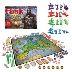 Risk Europe: Medieval Conquest Board Game for 2-4 Players