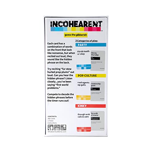 Incohearent: Fun Party Game of Guessing Gibberish
