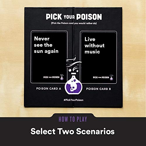 Pick Your Poison Card Game: Fun Party Game