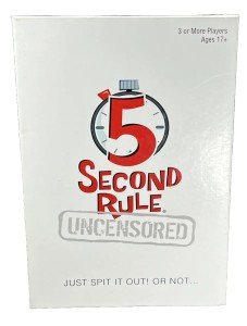 5 Second Rule Uncensored Game by PlayMonster