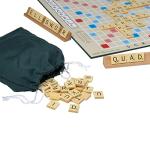 Classic Scrabble Game with Wooden Tiles for 2-4 Players