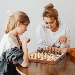Unique Folding Wooden Chess Set with Storage