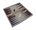 Personalized Wooden Backgammon Set with Magnetic Box