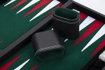 Engelhart Red Luxury 18-Inch Backgammon Set