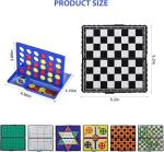 COLORGO 8-in-1 Magnetic Chess Game Set