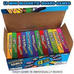 Gamie Magnetic Travel Board Games Set - 12 Retro Games