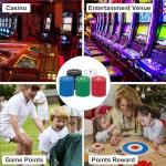 Deluxe 100 Pcs Casino Poker Chips Set