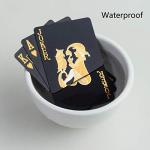 Waterproof Black Diamond Playing Cards for Party Fun