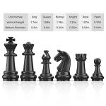 Magnetic Travel Chess Set - 9.5 Inch Board