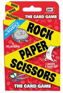Jax Rock Paper Scissors Card Game for Kids