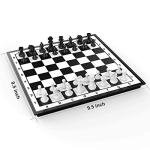 Magnetic Travel Chess Set - 9.5 Inch Board