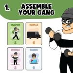 Bank Robbery Card Game for 2-5 Players