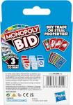Monopoly Bid: Fast Card Game for 4 Players
