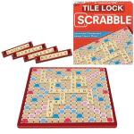 Tile Lock Scrabble for 2-4 Players, Ages 8+