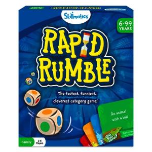 Skillmatics Rapid Rumble - Fast-Paced Family Board Game