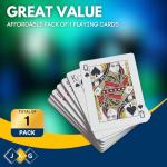 JKG® Plastic Coated Playing Cards – 52 + 2 Jokers