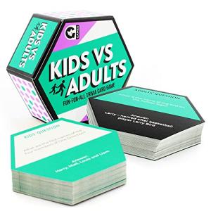 Kids vs Adults Trivia Card Game - Family Fun