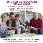 QUOKKA Higher or Lower Card Game for Everyone