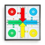Magnetic Travel Ludo Game Set - 9.75 Inches