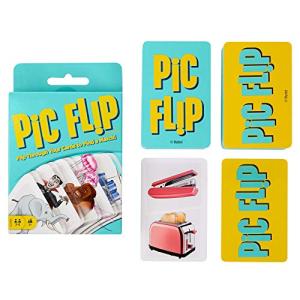 Pic Flip Card Game for 2-6 Players