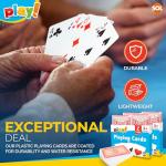 SOL Playing Cards 2-Pack - Waterproof & Fun Design