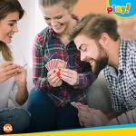 SOL Playing Cards 2-Pack - Waterproof & Fun Design