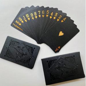 Luxury Waterproof Gold Foil Poker Card Deck