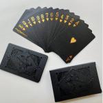 Luxury Waterproof Gold Foil Poker Card Deck
