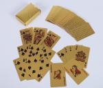 Gold Foil Poker Playing Cards Deck with Box