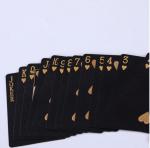 Luxury Waterproof Gold Foil Poker Card Deck