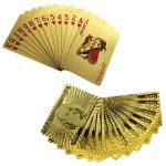 24K Gold Waterproof Poker Playing Cards Set