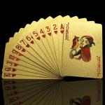 24K Gold Waterproof Poker Playing Cards Set