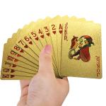 24K Gold Waterproof Poker Playing Cards Set