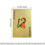 24K Gold Waterproof Poker Playing Cards Set
