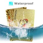 24K Gold Waterproof Poker Playing Cards Set
