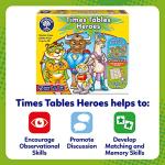 Orchard Toys Times Tables Heroes Math Game set