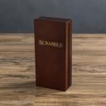 Scrabble Deluxe Travel Edition with Wood Tiles