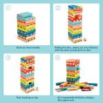 Wooden Stacking Block Game for Kids Age 3-8