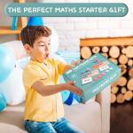 Counting Peg Board with 90 Math Cards for Kids