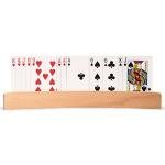 Panorama Wooden Playing Card Holders - Set of 4
