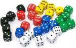 18 Colorful Random Dice for Board Games and More